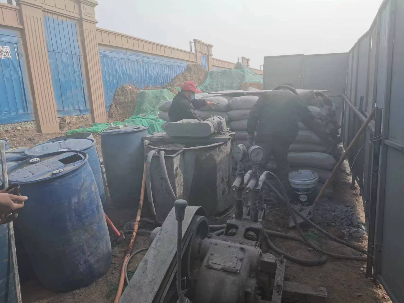 大安地基沉降注浆加固